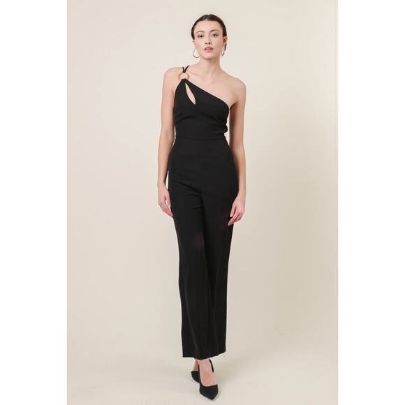 NWT! Line & Dot Vaughn Sleek Jumpsuit in Black - Size Small - Picture 5 of 15